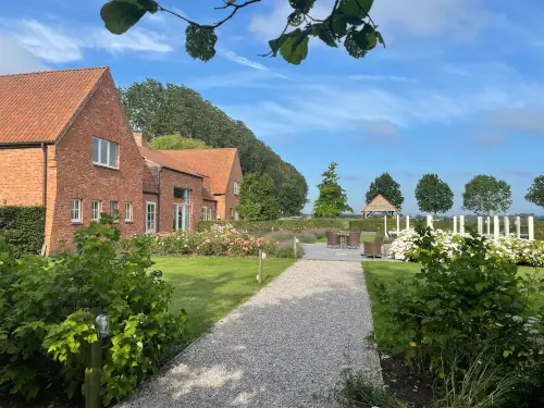 Vakantiehuis met luxe kamers vlakbij het Belgische strand